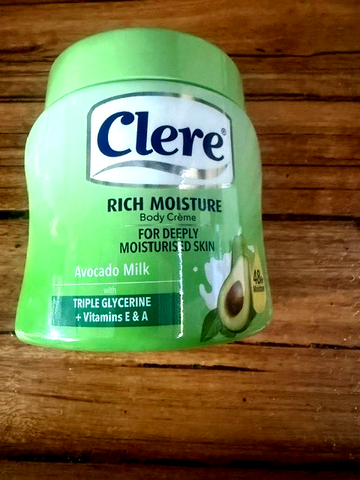 Clere Avocado Milk Moisture body Cream