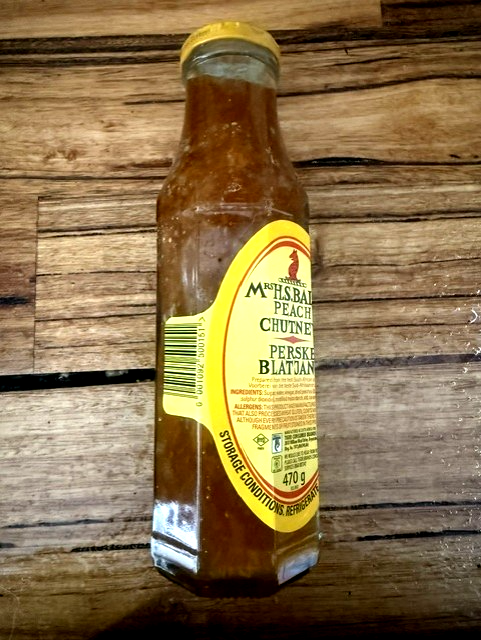 MRSH.S.Balls Peach chutney 470g