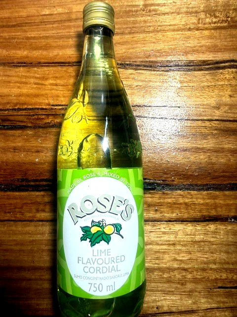 Roses lime Flavoured cordial