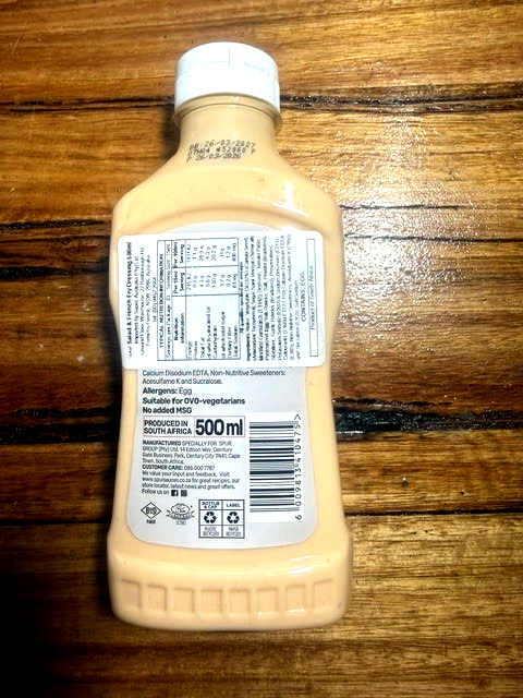 Spur Salad & French Fry 500ml