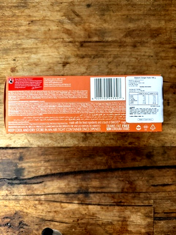 Ginger Nuts Biscuits with golden syrup