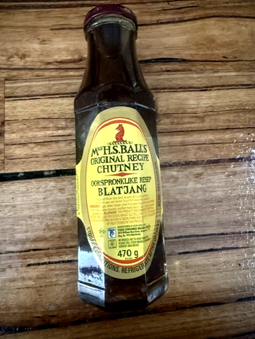 MRS H.S. Balls original chutney 470g