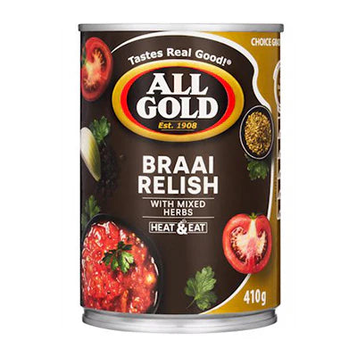 All Gold Braai Relish 410g...