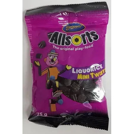 All Sorts Liquorice TWISTS 75g