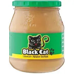 Black Cat Peanut Butter CRUNCHY 400g (GREEN)
