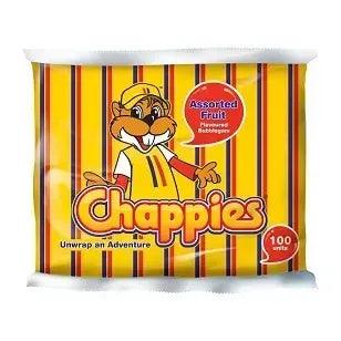 Chappies BubbleGum Fruit Assorted100's..