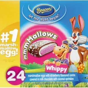 Beacon Easter Strawberry Whippy Mallow Egg 24 Units