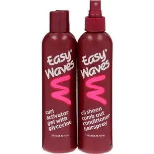 Easy Waves Curl Activator Gel & Comb-Out 
 
 Conditioner Hairspray Banded Pack  (2 x 250ml)