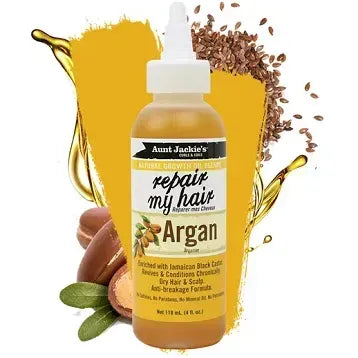 Aunt Jackie's Argan Natural Growth Oil 118ml (4oz) (USA)