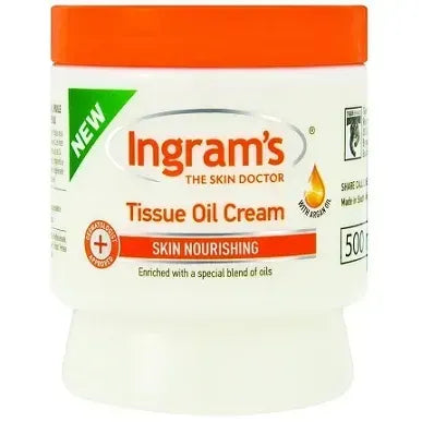 Ingrams Camphor Cream TISSUE OIL TUB 500ml