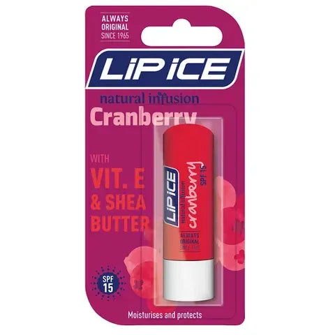 Lip Ice CARDED Silicone Cranberry 1