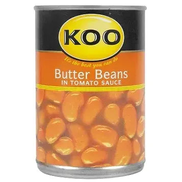 Koo BUTTER Beans in TOMATO SAUCE 420g