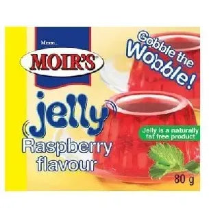 Moirs Jelly Raspberry 80g...