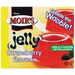 Moirs Jelly Strawberry 12x80g...