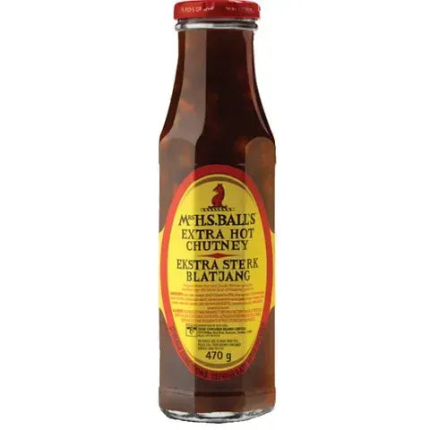 Mrs Balls 470g EXTRA HOT Chutney...