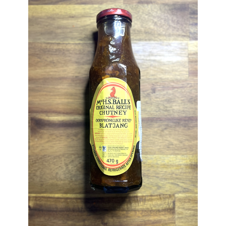 Mrs Balls 470g Chutney ORIGINAL Bottles