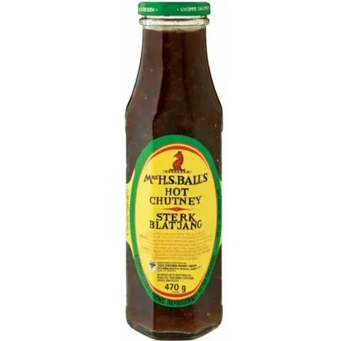 Mrs Balls Chutney HOT Bottles 470g