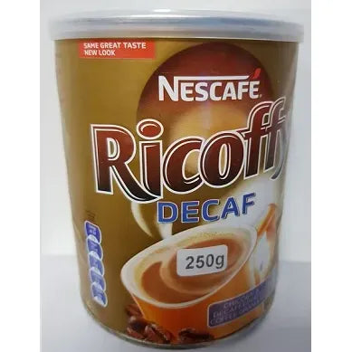 Nestle Ricoffy DECAF (smaller tin) 250g..