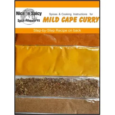 Nice & Spicy Mild Cape Curry  Sachets 25g