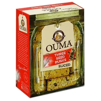 Ouma Rusks THREE SEED Sliced  450g