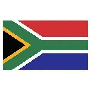 Stickers South Africa Flag 10 x (5 x3) cm