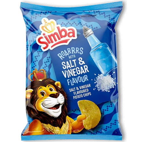 Simba Crisps Salt&Vinegar LARGE 125g