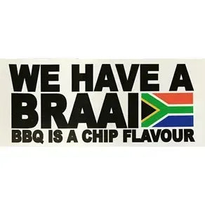 Salt Stickers WE HAVE A BRAAI