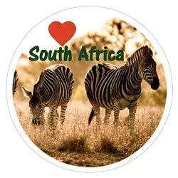 Salt Stickers ZEBRA I heart South Africa