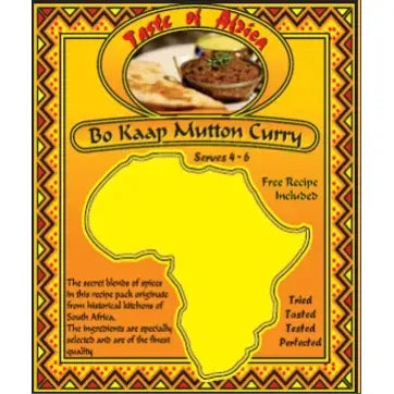 Taste of Africa Bo Kaap Mutton Curry 60g Pack