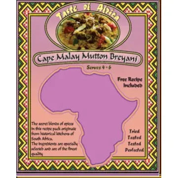 Taste of Africa Cape Malay MUTTON BREYANI 60g