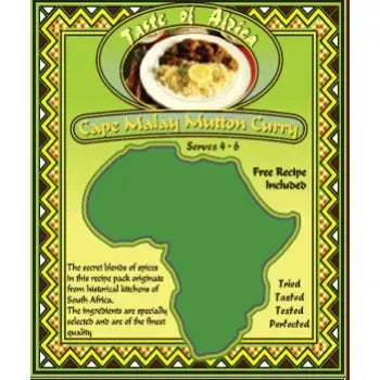 Taste of Africa Cape Malay MUTTON CURRY 60g