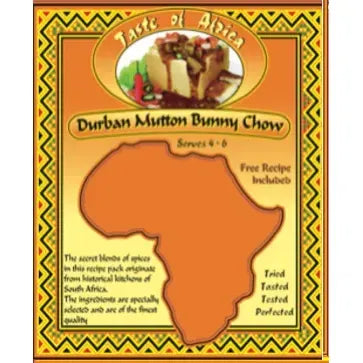 Taste of Africa DURBAN MUTTON BUNNY CHOW
 
 60g