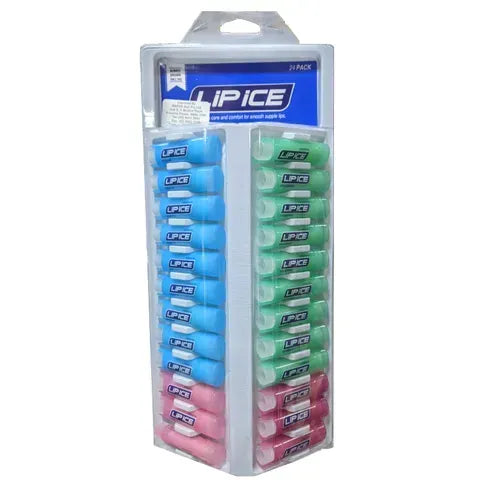 Lip Ice TRAY Assorted X 24'S(Regular, Spmint, Musk,
 
  Bgum)