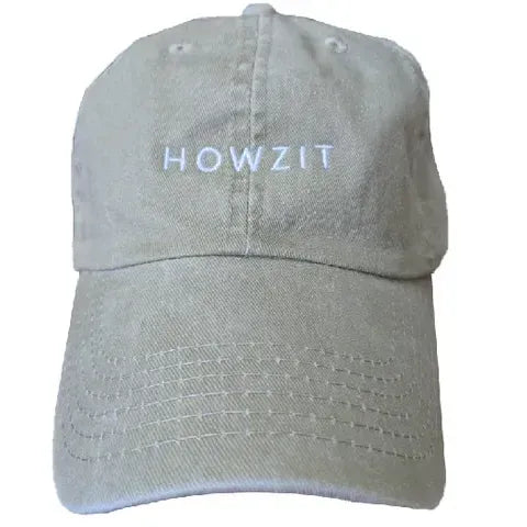Cap Beige Stone Wash Cotton- Howzit