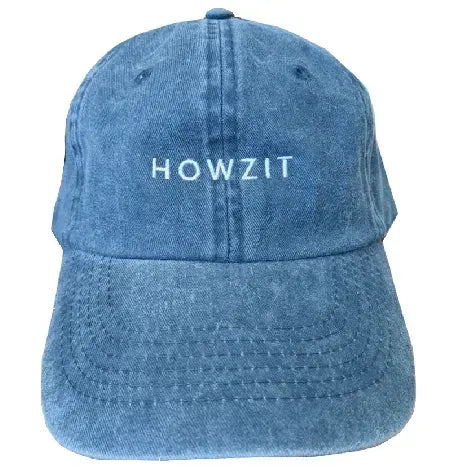 Cap BLUE Stone Wash Cotton- HOWZIT
