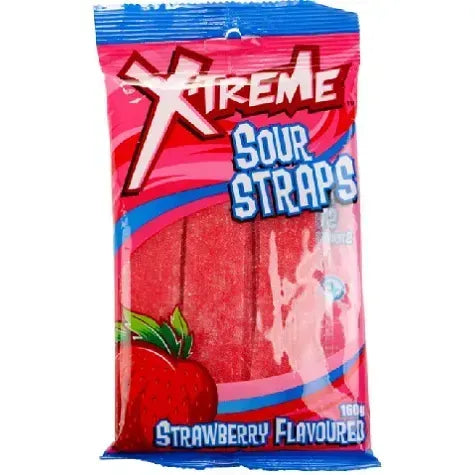 X-treme Sour STRAWBERRY STRAPS 160g...