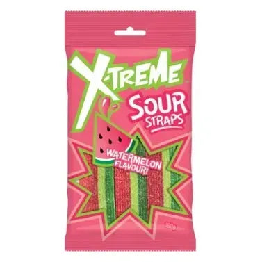 X-treme Sour WATERMELON STRAPS 160g