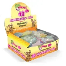 Yummee Mallow Mice Dispenser 1x40's pack 320g