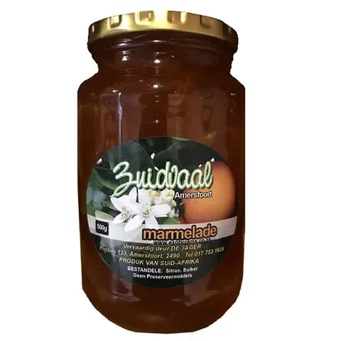 Zuidvaal Exotic Marmalade Four Fruit 500g glass jar