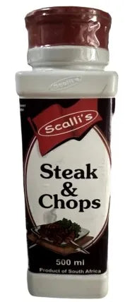 Scalli's Steak & Chops Spice 500ml Canister